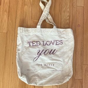 Ted baker canvas bag